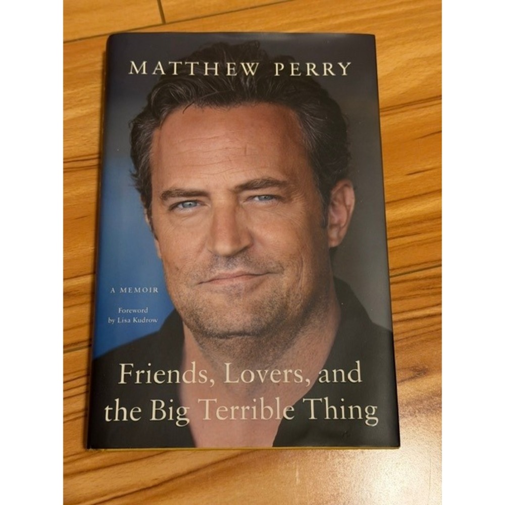 Matthew Perry Memoir Friends Lovers and the Big Terrible Thing Hardcover Book